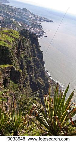 Portugal, Madeira, Cabo Girao View Large Photo Image Stock Photo - Portugal, Madeira, Cabo Girao. Fotosearch