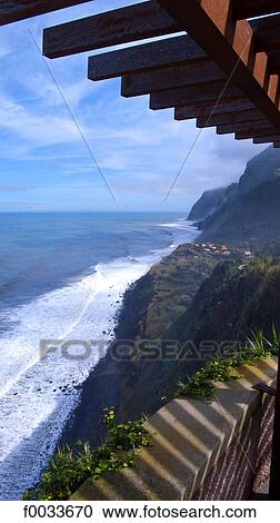 Stock Image - Portugal, Madeira, Ponta de Sao Jorge. Fotosearch