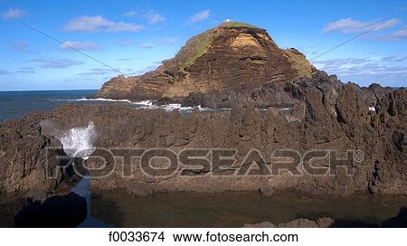 Portugal, Madeira, Porto Moniz View Large Photo Image Picture - Portugal, Madeira, Porto Moniz. Fotosearch