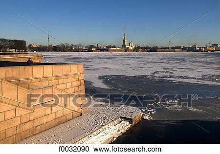 Russia, St Petersburg, a view of the Peter and Paul fortress from Vassilievski island. View Large Photo Image Stock Image - Russia, St Petersburg, a view of the Peter and Paul fortress from Vassilievski island.. Fotosearch