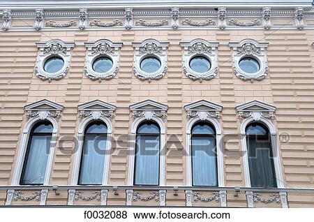 Stock Photo - Russia, St Petersburg, facade.. Fotosearch
