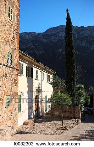 Spain, Balearic islands, Deia. View Large Photo Image Stock Image - Spain, Balearic islands, Deia.. Fotosearch
