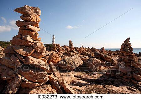 Spain, Balearic islands, Majorca, Ses Salines, stones in equilibrium. View Large Photo Image Stock Image - Spain, Balearic islands, Majorca, Ses Salines, stones in equilibrium.. Fotosearch