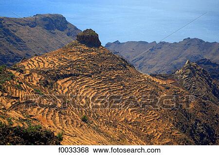 Spain, canary islands, Gomera, volcano View Large Photo Image Stock Photo - Spain, canary islands, Gomera, volcano. Fotosearch