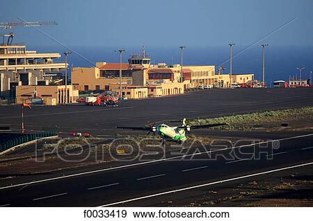 Spain, Canary islands, La Palma, airport View Large Photo Image Stock Photo - Spain, Canary islands, La Palma, airport. Fotosearch