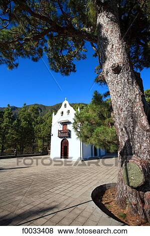 Spain, Canary islands, La Palma, El Paso, Ermita de la Virgen del Pino View Large Photo Image Stock Photo - Spain, Canary islands, La Palma, El Paso, Ermita de la Virgen del Pino. Fotosearch