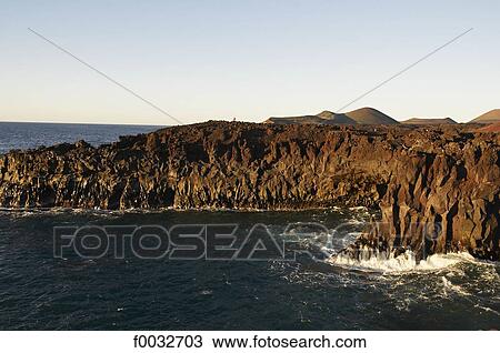 Spain, Canary islands, Lanzarote, Los Hervideros View Large Photo Image Stock Image - Spain, Canary islands, Lanzarote, Los Hervideros. Fotosearch