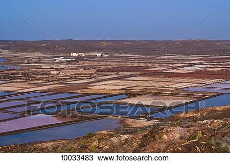 Spain, Canary islands, Lanzarote, Salinas de Janubio View Large Photo Image Stock Image - Spain, Canary islands, Lanzarote, Salinas de Janubio. Fotosearch