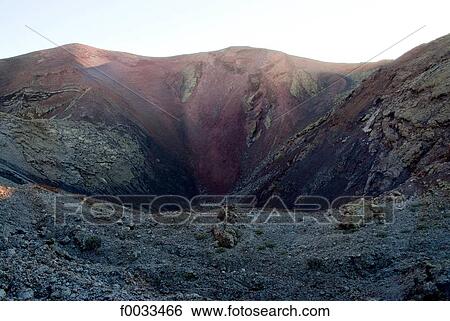Spain, Canary islands, Lanzarote, national park of Timanfaya View Large Photo Image Stock Photograph - Spain, Canary islands, Lanzarote, national park of Timanfaya. Fotosearch
