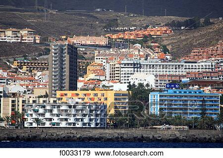Stock Photo - Spain, Canary islands, Tenerife, Los Christianos. Fotosearch