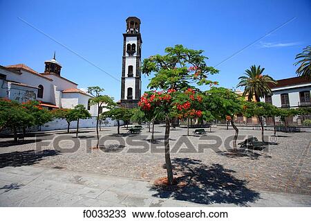 Stock Image - Spain, Canary islands, Tenerife, Santa Cruz, Iglesia la Conception. Fotosearch