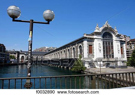 Switzerland, Geneva, batiment des forces motrices View Large Photo Image Stock Image - Switzerland, Geneva, batiment des forces motrices. Fotosearch