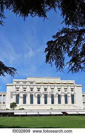 Switzerland, Geneva, palace of nations View Large Photo Image Stock Photo - Switzerland, Geneva, palace of nations. Fotosearch