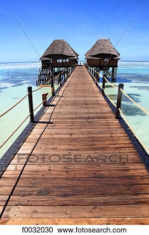 Tanzania, Zanzibar (Unguja island), pier. View Large Photo Image Stock Image - Tanzania, Zanzibar (Unguja island), pier.. Fotosearch