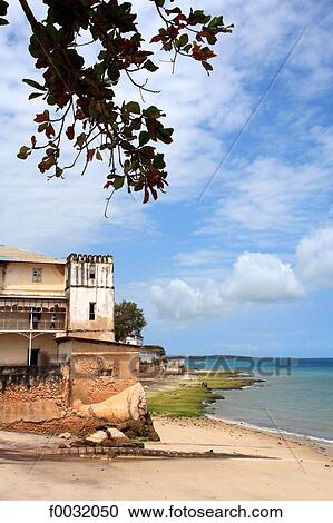 Tanzania, Zanzibar (Unguja island), Zanzibar city, Stone Town, seaside. View Large Photo Image Stock Image - Tanzania, Zanzibar (Unguja island), Zanzibar city, Stone Town, seaside.. Fotosearch