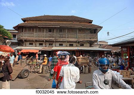 Tanzania, Zanzibar (Unguja island), Zanzibar city, market of Stone Town. View Large Photo Image Stock Photography - Tanzania, Zanzibar (Unguja island), Zanzibar city, market of Stone Town.. Fotosearch