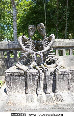 Thailand, near Nong Khai, temple of Kaewkoo, statue View Large Photo Image Stock Photo - Thailand, near Nong Khai, temple of Kaewkoo, statue. Fotosearch