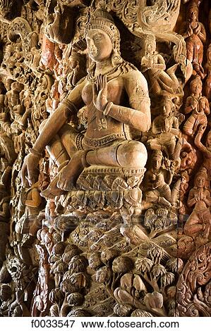 Thailand, Pattaya, the sanctuary of truth, sculpture View Large Photo Image Stock Photo - Thailand, Pattaya, the sanctuary of truth, sculpture. Fotosearch