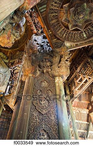 Thailand, Pattaya, the sanctuary of truth, sculpture View Large Photo Image Stock Photo - Thailand, Pattaya, the sanctuary of truth, sculpture. Fotosearch