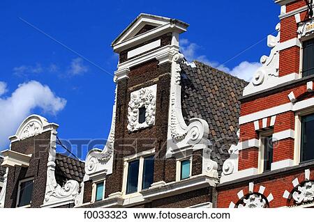 The Netherlands, North Holland, Amsterdam, traditional houses View Large Photo Image Stock Image - The Netherlands, North Holland, Amsterdam, traditional houses. Fotosearch