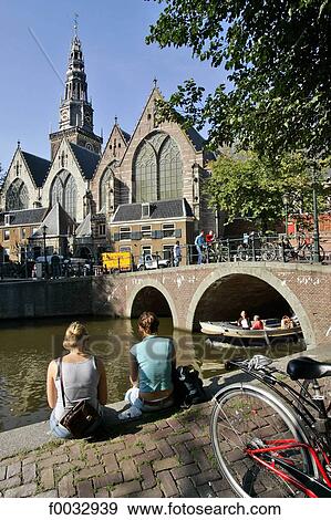 The Netherlands, North Holland, Amsterdam, Oude Kerk View Large Photo Image Stock Photo - The Netherlands, North Holland, Amsterdam, Oude Kerk. Fotosearch