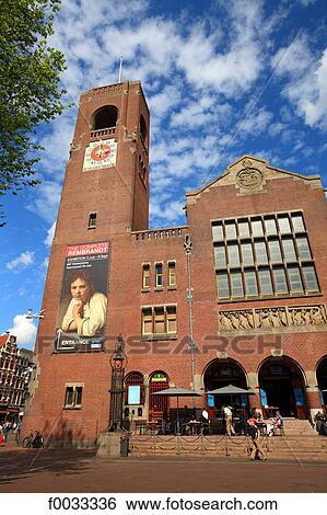Stock Photograph - The Netherlands, North Holland, Amsterdam, Beurs van Berlage. Fotosearch