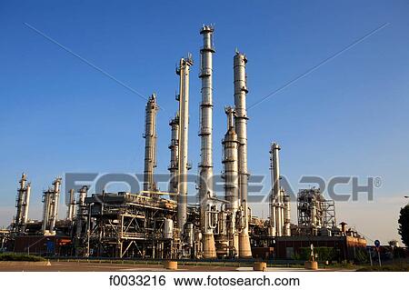 The Netherlands, South Holland, Rotterdam, oil refinery View Large Photo Image Stock Photograph - The Netherlands, South Holland, Rotterdam, oil refinery. Fotosearch