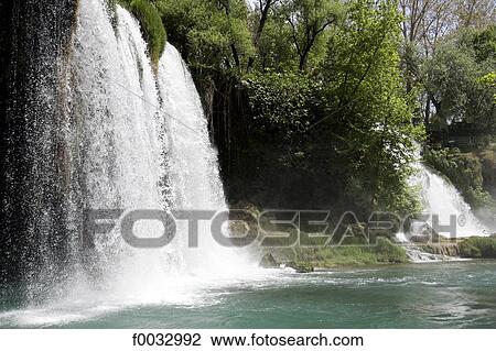 Turkey, Antalya, Duden waterfalls View Large Photo Image Stock Image - Turkey, Antalya, Duden waterfalls. Fotosearch
