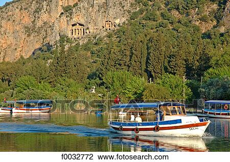 Turkey, Lycia, Dalyan View Large Photo Image Stock Image - Turkey, Lycia, Dalyan. Fotosearch
