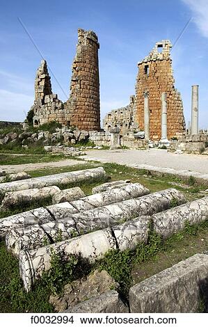 Turkey, Perga View Large Photo Image Picture - Turkey, Perga. Fotosearch