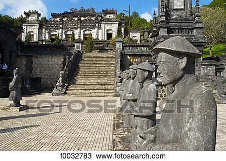 Vietnam, Hue, mausoleum of Khai Dinh View Large Photo Image Stock Image - Vietnam, Hue, mausoleum of Khai Dinh. Fotosearch