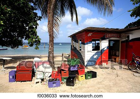 Barbados, Caribbean coast, bar on the beach View Large Photo Image Stock Image - Barbados, Caribbean coast, bar on the beach. Fotosearch