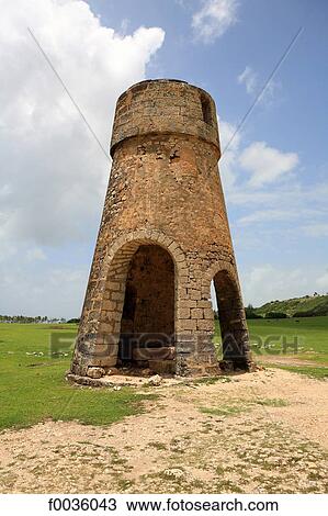 Barbados, Cove Bay, windmill View Large Photo Image Stock Image - Barbados, Cove Bay, windmill. Fotosearch