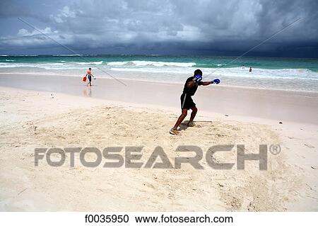 Stock Image - Barbados, Crane Bay. Fotosearch