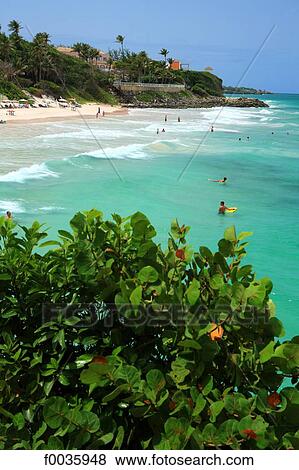 Barbados, Crane Bay View Large Photo Image Stock Photo - Barbados, Crane Bay. Fotosearch