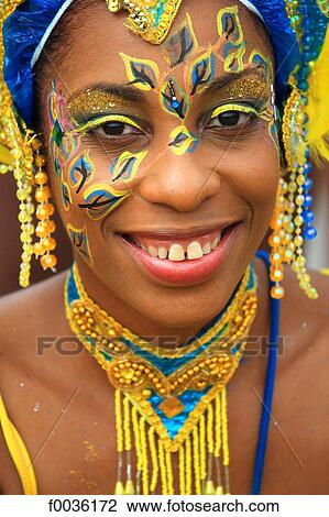 Stock Image - Barbados, crop over festival. Fotosearch