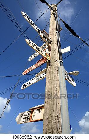 Barbados, road signs View Large Photo Image Stock Image - Barbados, road signs. Fotosearch