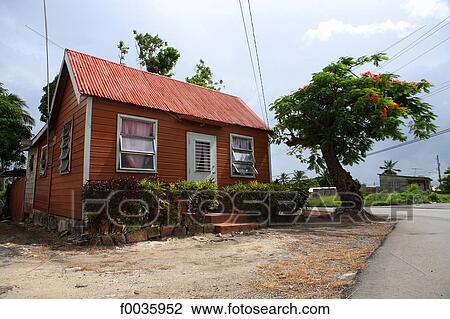 Barbados, traditional house View Large Photo Image Stock Image - Barbados, traditional house. Fotosearch
