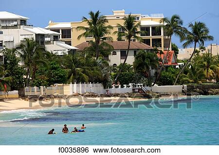 Stock Photograph - Barbados, Worthing. Fotosearch