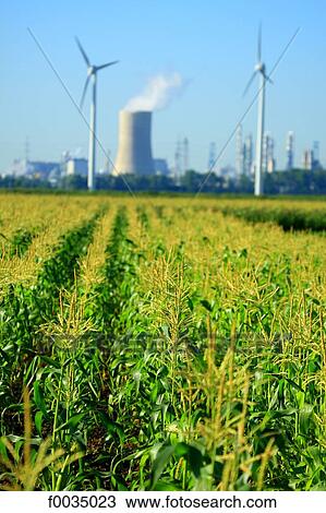 Stock Image - Belgium, Antwerp, Atomic power station. Fotosearch