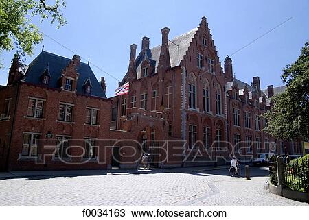 Belgium, Bruges, ancient houses View Large Photo Image Stock Image - Belgium, Bruges, ancient houses. Fotosearch
