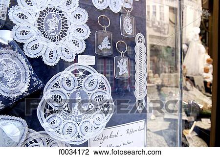 Belgium, Bruges, laces View Large Photo Image Stock Image - Belgium, Bruges, laces. Fotosearch