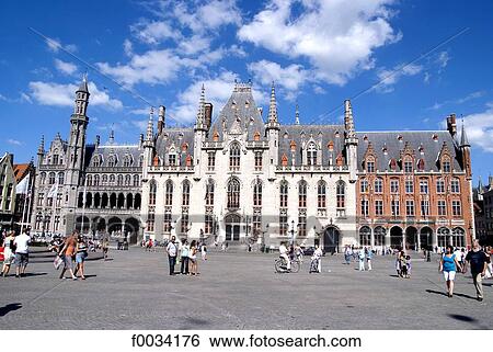 Belgium, Bruges, provincial palace View Large Photo Image Stock Photograph - Belgium, Bruges, provincial palace. Fotosearch