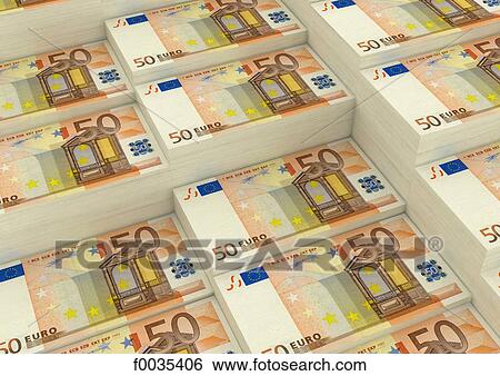 Bundle of euros View Large Photo Image Stock Photograph - Bundle of euros. Fotosearch