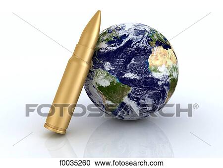 Digital creation: bullets pointing the Earth View Large Photo Image Stock Image - Digital creation: bullets pointing the Earth. Fotosearch