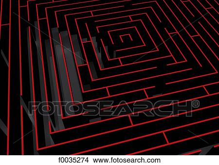 Digital creation: labyrinth View Large Photo Image Picture - Digital creation: labyrinth. Fotosearch