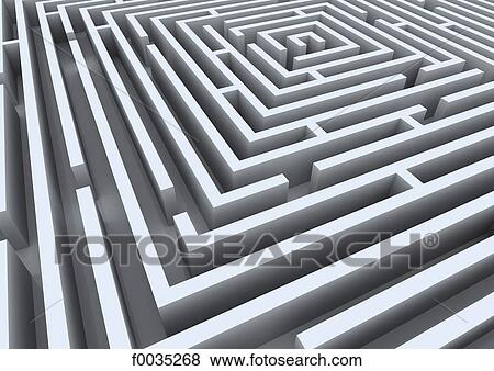 Digital creation: labyrinth View Large Photo Image Stock Photo - Digital creation: labyrinth. Fotosearch