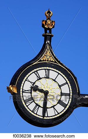 England, Kent, Canterbury, clock View Large Photo Image Stock Photo - England, Kent, Canterbury, clock. Fotosearch