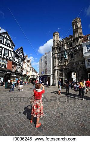 Stock Photography - England, Kent, Canterbury, the cathedral. Fotosearch