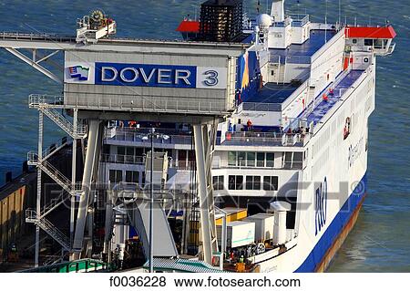 England, Kent, Dover, ferry View Large Photo Image Stock Photo - England, Kent, Dover, ferry. Fotosearch